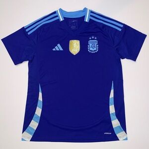 Adidas Women’s Argentina FIFA 2022 World Cup Away Soccer Jersey-Size L New